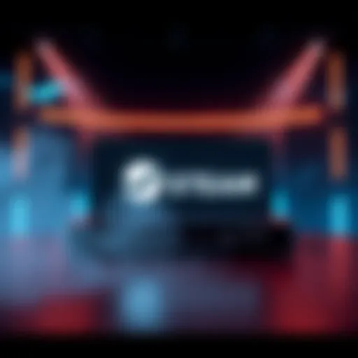 A Steam Deck displaying the startup logo, indicating it's unable to boot up properly.