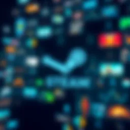 A visual representation of unreleased games and beta versions exposed in a big Steam data leak