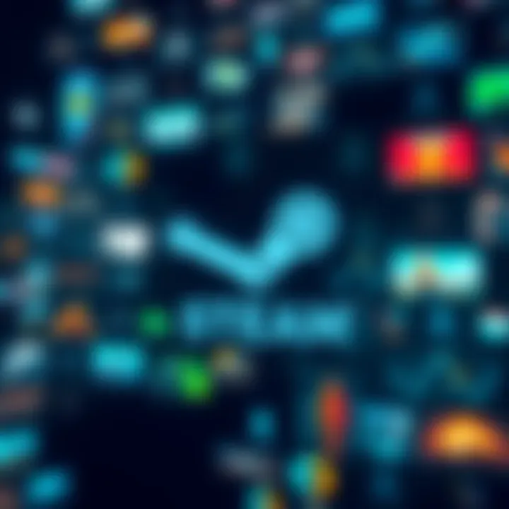 A visual representation of unreleased games and beta versions exposed in a big Steam data leak