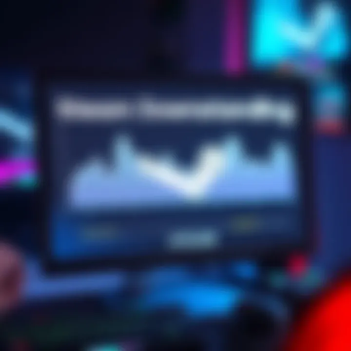 A graphic showing fluctuating download speeds on a computer screen with a Steam logo