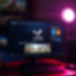 A computer screen showing the Steam platform with an Early Access game announcing its release date, emphasizing player engagement and excitement.