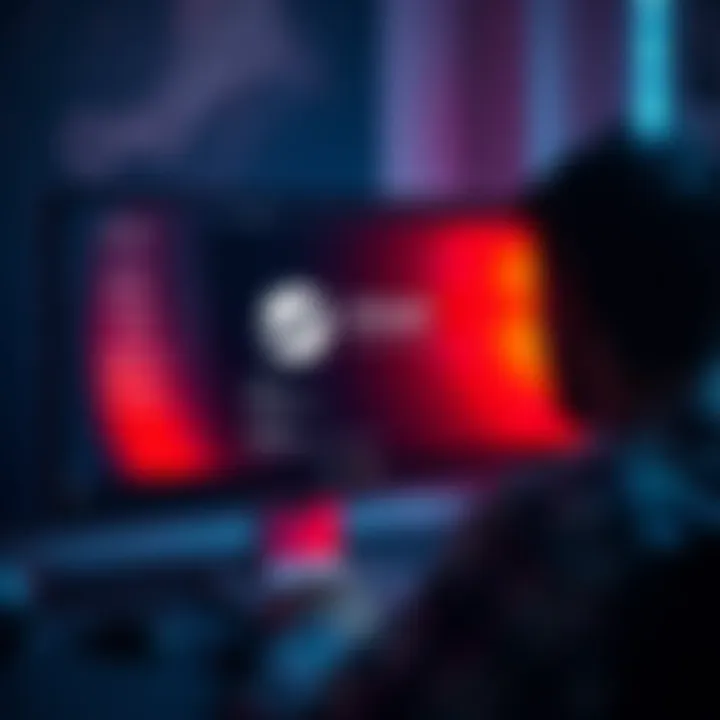 A person looking at a computer screen with the Steam logo and email settings open, considering their privacy and notifications about purchases.