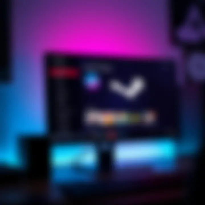 Steam Game Activity Status A computer screen showing Steam game activity while the user appears to be set to invisible