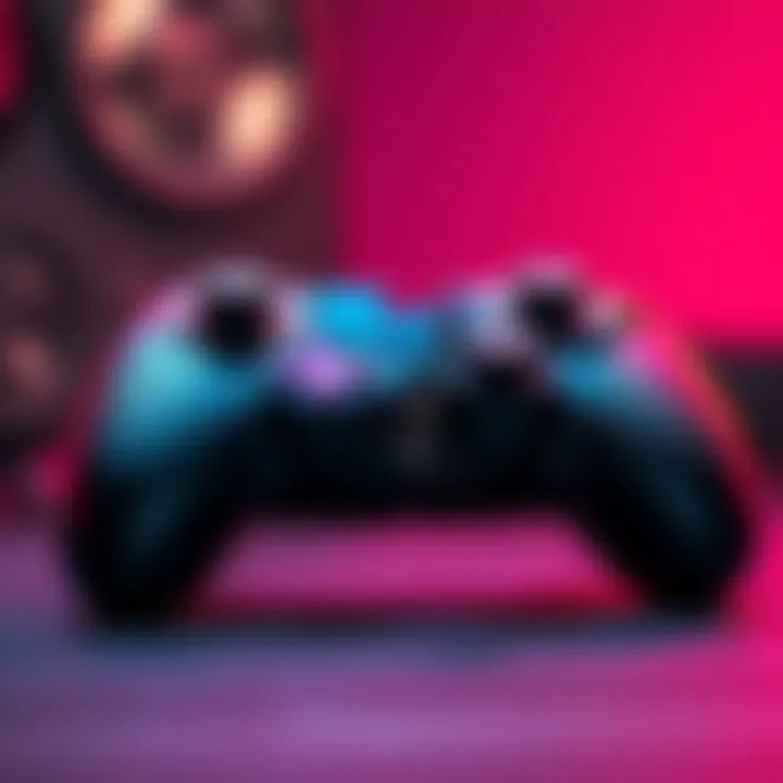 A graphic showing a broken gaming controller with a warning sign, symbolizing game bans driven by Collective Shout.