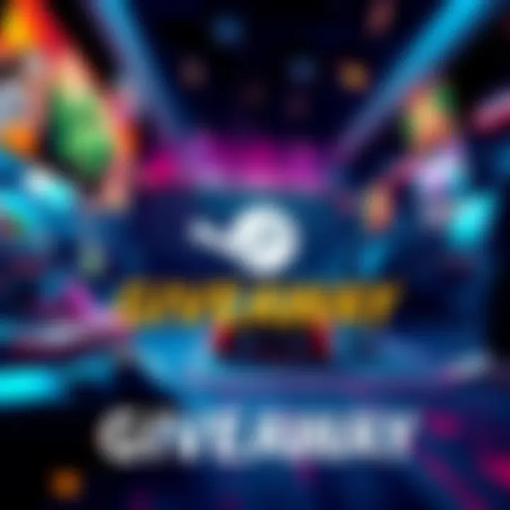 Steam Game Giveaway A giveaway announcement for a Steam game valued under $20 with excitement and gaming elements