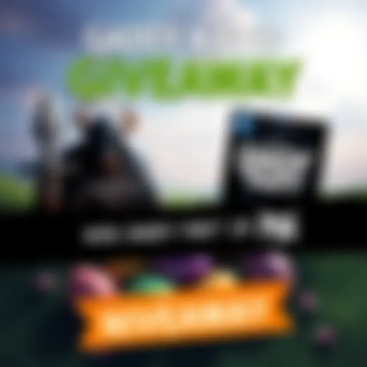 A promotional graphic showing two video games, Curse of the Dead Gods and Shady Part of Me, with a banner announcing a giveaway for Steam keys on Easter.