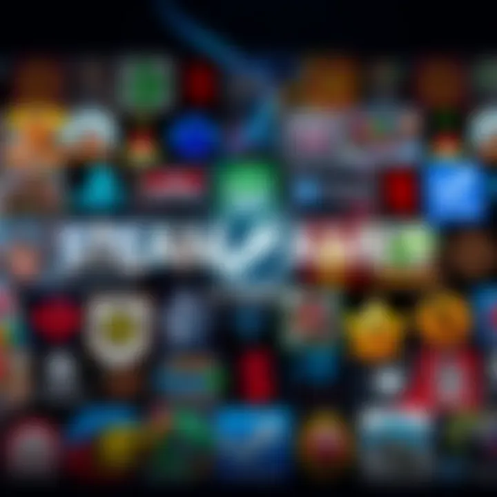 Steam Games with Achievements A collage of popular Steam game logos with achievement icons, showcasing a variety of genres and styles