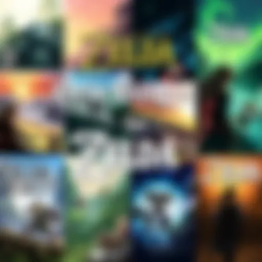 A collage of several Steam game covers featuring adventure and puzzle elements, highlighting vibrant fantasy worlds and characters, suitable for fans of Zelda.
