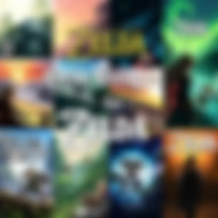 A collage of several Steam game covers featuring adventure and puzzle elements, highlighting vibrant fantasy worlds and characters, suitable for fans of Zelda.