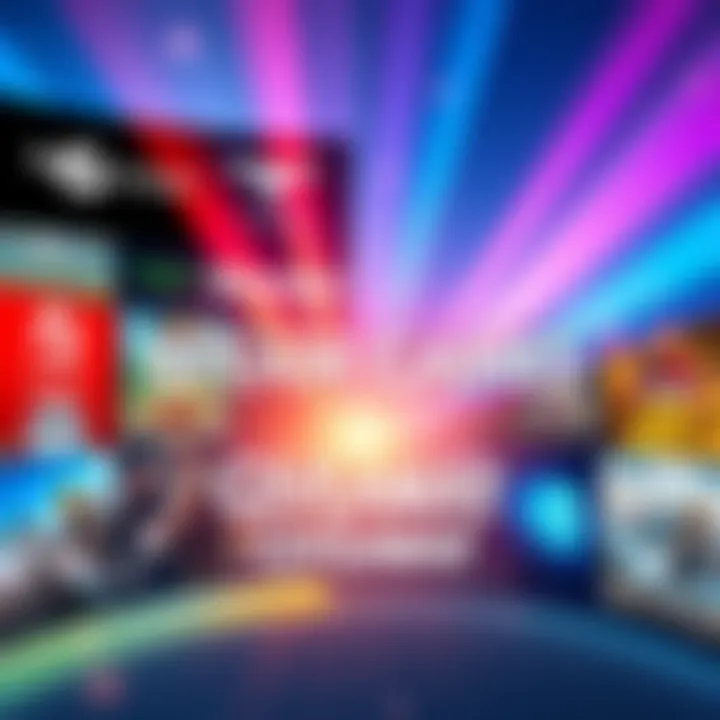 A vibrant graphic featuring a variety of Steam game titles with a caption inviting people to enter a giveaway by commenting and guessing a number.