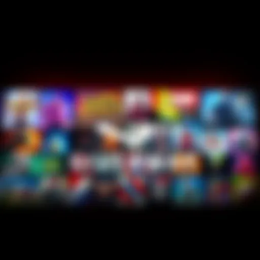 A collection of game covers representing nearly 60 Steam games and DLCs for a giveaway contest.