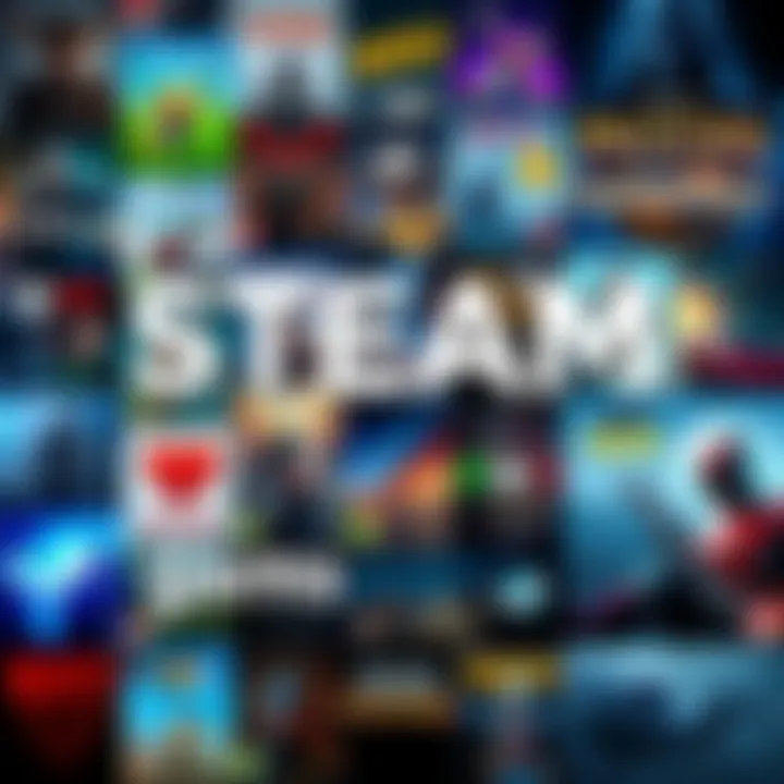 A collage of various Steam game covers that have mixed ratings, showcasing different genres and styles, inviting players to explore them.