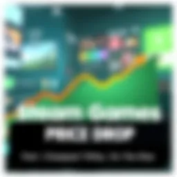 A graphic showing a decline in video game prices, highlighting affordable indie games and their growing popularity among players.