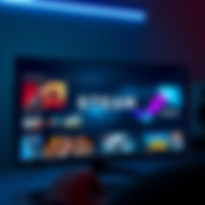 Screenshot of the Steam interface showing popular game titles and user-friendly design