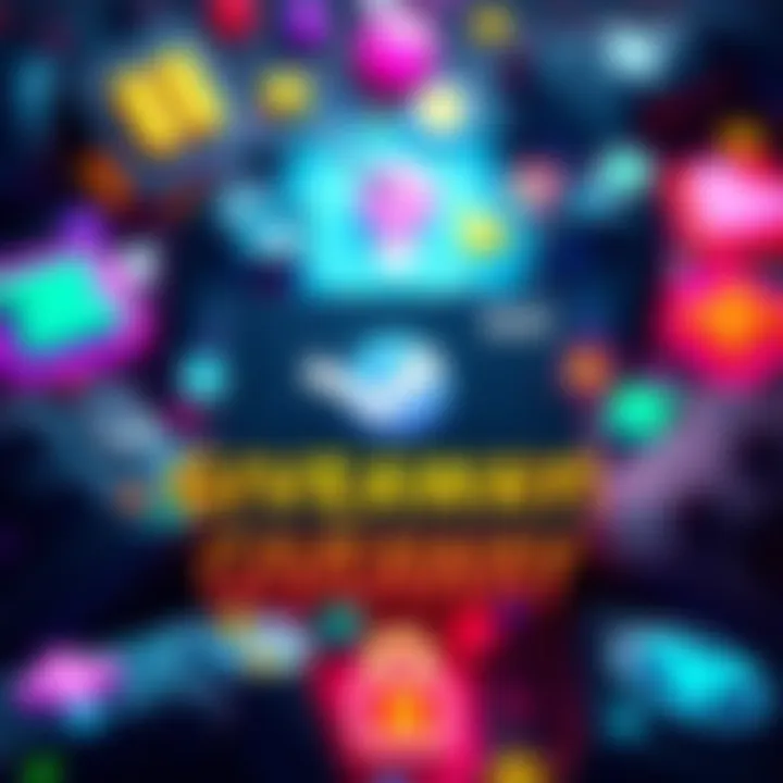 Steam Gift Card Giveaway A vibrant graphic showcasing a $20 Steam gift card surrounded by gaming elements like controllers and colorful icons. Emphasizes excitement for the giveaway.