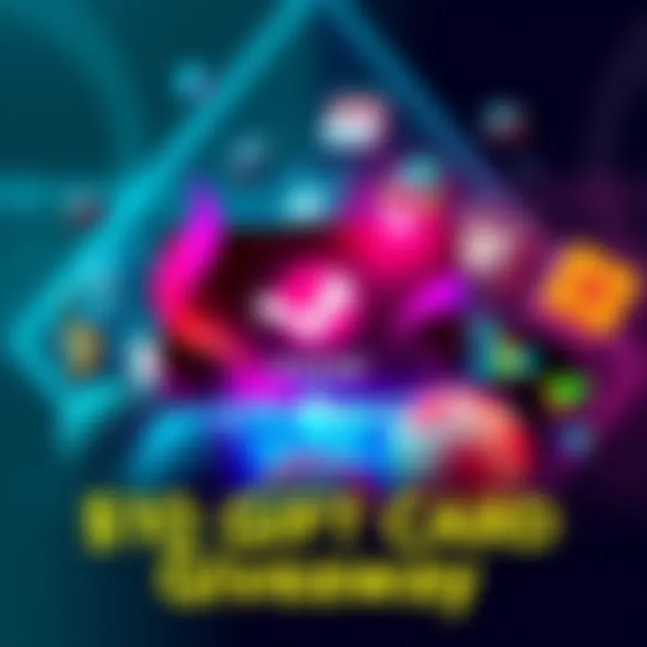 A colorful graphic displaying a $10 Steam gift card with gaming icons around it.