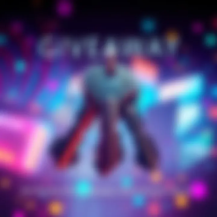 Steam Giveaway Announcement Graphic showing keys for games including Gatekeeper against a colorful background, inviting people to enter the giveaway by sharing their favorite album.