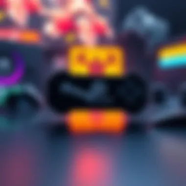 A visual of a Steam game key with gaming elements in the background, inviting people to enter a giveaway.