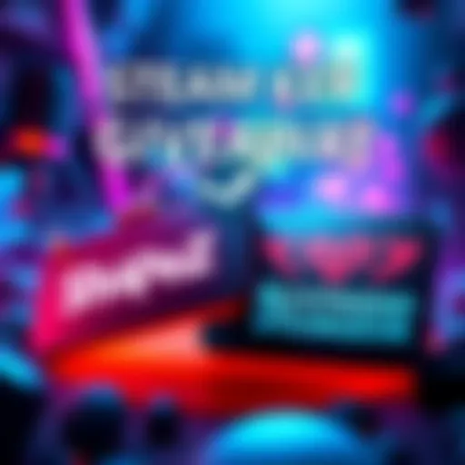 Graphic of Steam keys for Shapez and Boyfriend Dungeon with game logos and a comment prompt