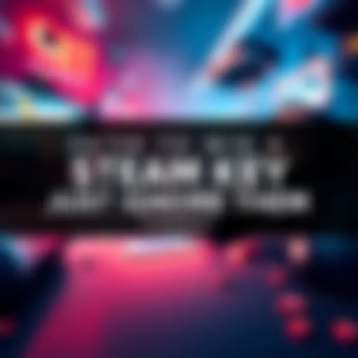 Steam Key Giveaway for Just Ignore Them A digital banner showing the text 'Enter to Win a Steam Key for Just Ignore Them' with gaming graphics and colorful background.