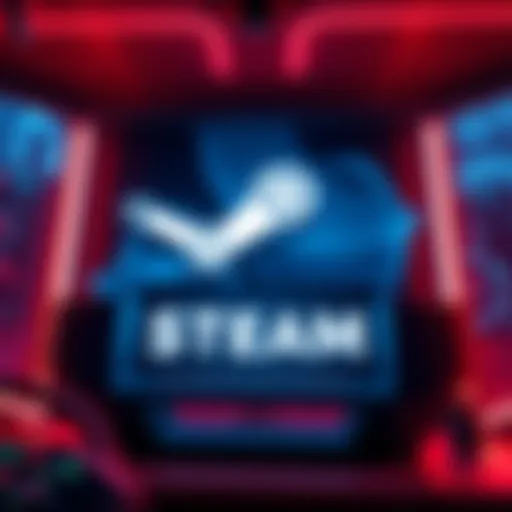 Steam Machine and Steam Frame logo on a gaming background