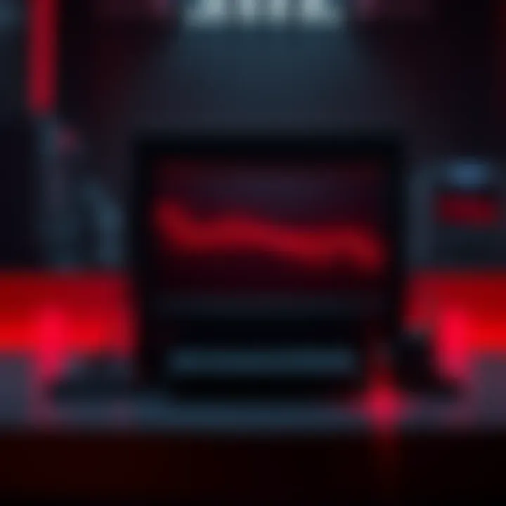 Steam Machine with Red Screen Steam Machine showing a red line error on screen, indicating GPU failure