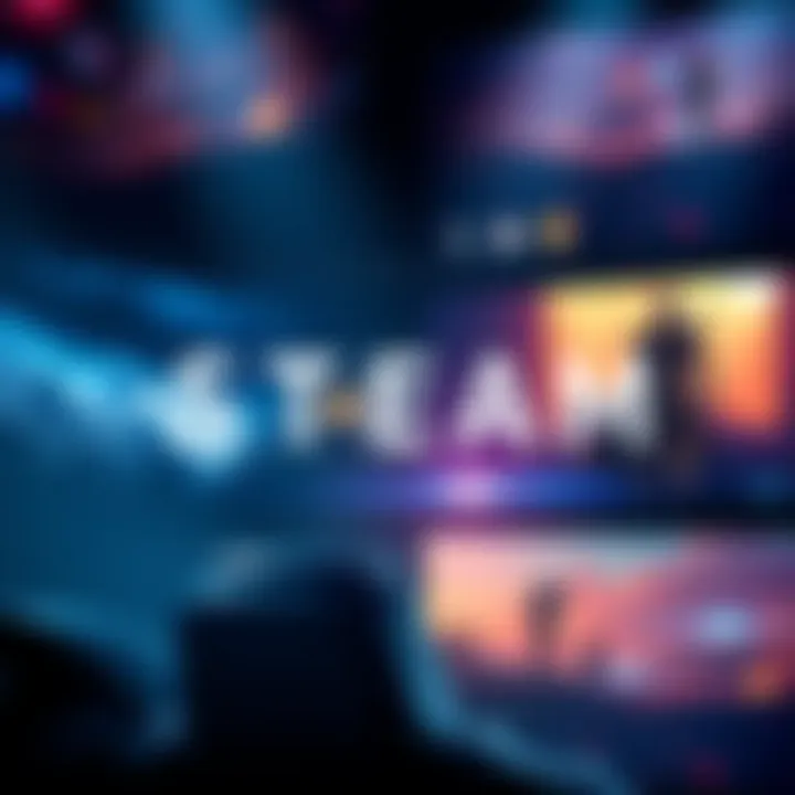 Steam New Content Graphic showing new video game releases on Steam with highlights on Defiance Deluxe and Ascendance