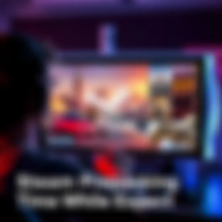 Steam Preload Unpacking Process A gamer watching the progress of a Steam preload unpacking on their PC screen, showing loading bars and game graphics.