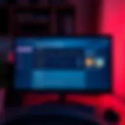 A computer screen showing Steam's Family view settings with options to manage game visibility.