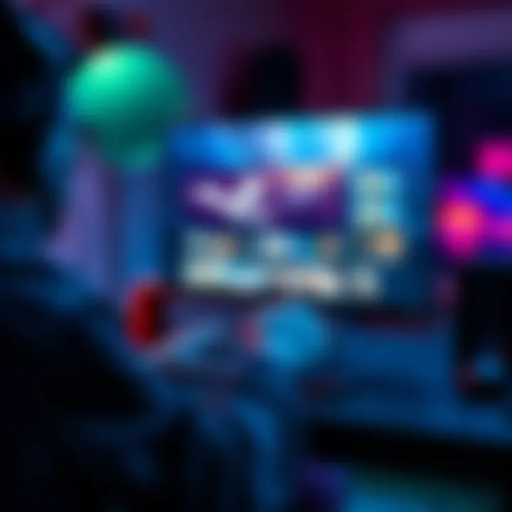 A person creating a visually appealing Steam profile with images and videos on their computer.