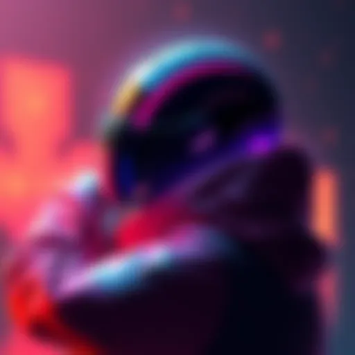 A gamer showcases their partially redesigned Steam profile featuring vibrant colors and elements from The Finals game.