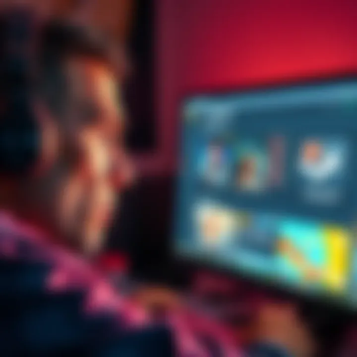 A person looking frustrated while reviewing refund requests on a computer screen showing Steam's refund system.