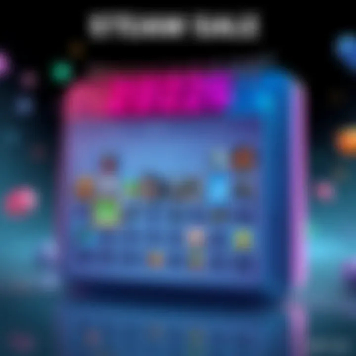 Steam Sale 2026 Schedule A colorful calendar displaying Steam Sale dates for 2026 with gaming icons