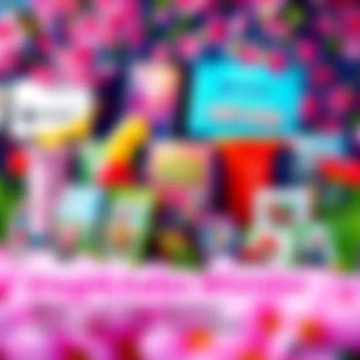 A colorful display of popular video games including Pizza Tower and Microsoft Flight Simulator 2024, with a vibrant spring theme.