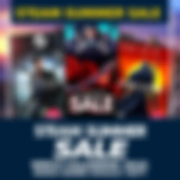 A collage of popular games for the Steam Summer Sale featuring WUCHANG: Fallen Feathers, Darksiders 3, and Lies of P with discount tags