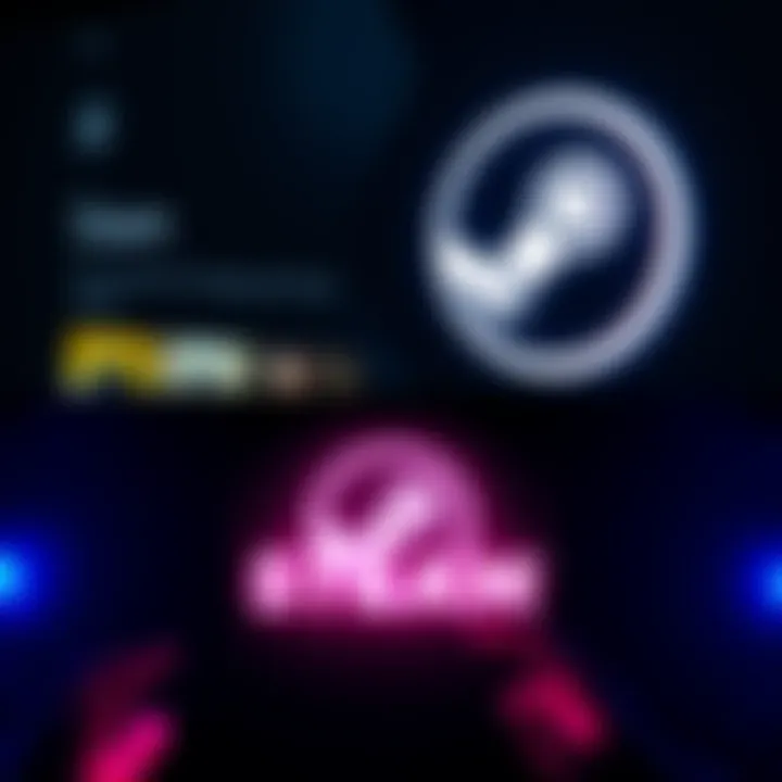 Screenshot showing the outdated Steam logo on the Support page compared to other pages with the new logo design