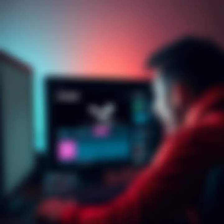 An image showing a shocked user looking at their computer screen with a drained Steam wallet balance.