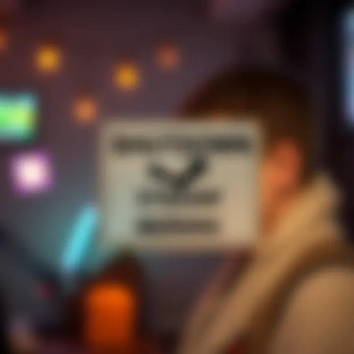 A digital notice indicating the shutdown of the Steam Workshop for People Playground due to a virus incident, with a warning symbol.