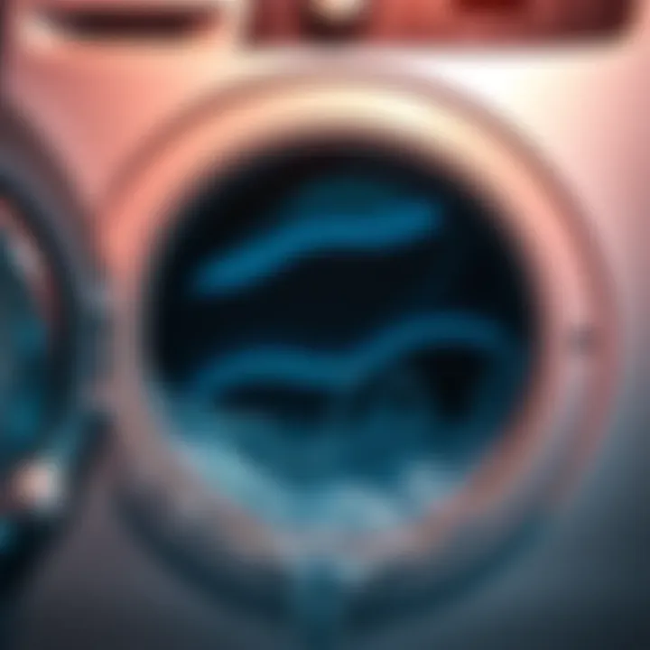 A Steamdeck case being washed in a washing machine with water and detergent