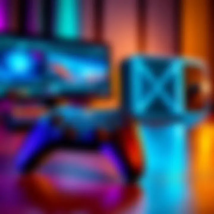 Steamdeck gamepad displayed next to a PC screen showing streaming software, illustrating connection issues while using Apollo and Moonlight.