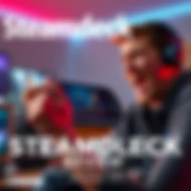 Person holding a Steamdeck while playing a game, showing expression of excitement and frustration