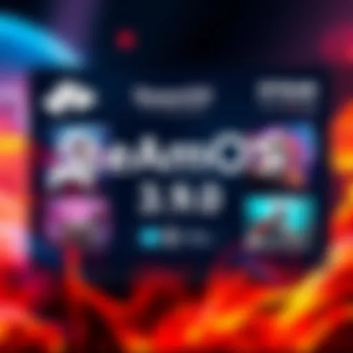 A graphic showcasing the new features of SteamOS 3.9.0 with gaming icons and performance enhancements in a vibrant design