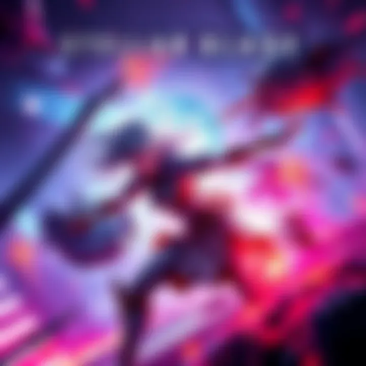 Eve in action fighting enemies with a sword in a dynamic combat environment