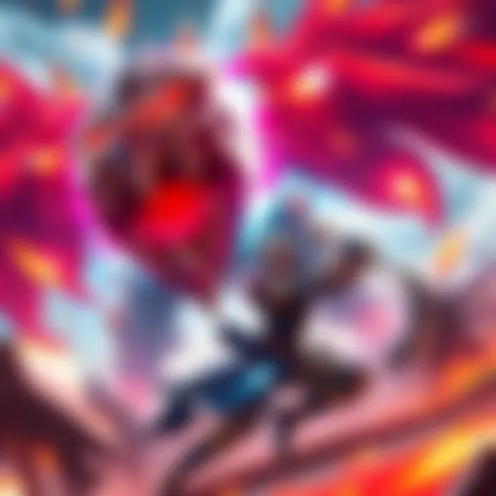 A character from Stellar Blade engaged in intense combat against a large boss in a vibrant open world setting.