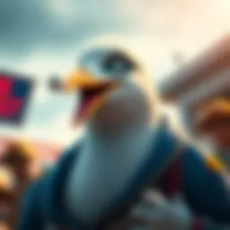 Steve Seagull character displaying frustration with new voice lines