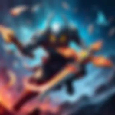 A powerful Stoneshell Guardian character fighting in a game, showcasing its strong abilities.