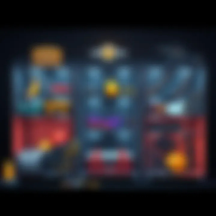 A visual concept showing storage containers filled with various gaming items and weapons, suggesting better organization and management in Bungie's games.