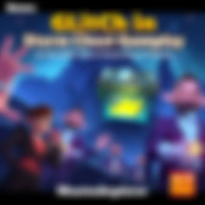 Glitch in Storm Chest Gameplay A visual representation of players encountering a glitch in a game where Storm Chests fail to track Mist Monster eliminations for rewards. The scene shows frustrated players and a Storm Chest icon wit...