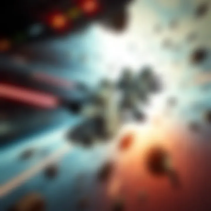 A scene showing Stormtroopers being ejected into space from a spaceship in Star Wars Jedi Knight II, highlighting the game's action and drama.