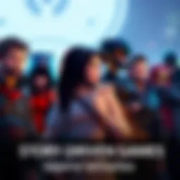 Story-driven game characters A group of various story-driven game characters from narrative games standing together, showcasing their unique designs and expressions.